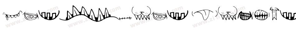Creature Builder Mouths字体转换